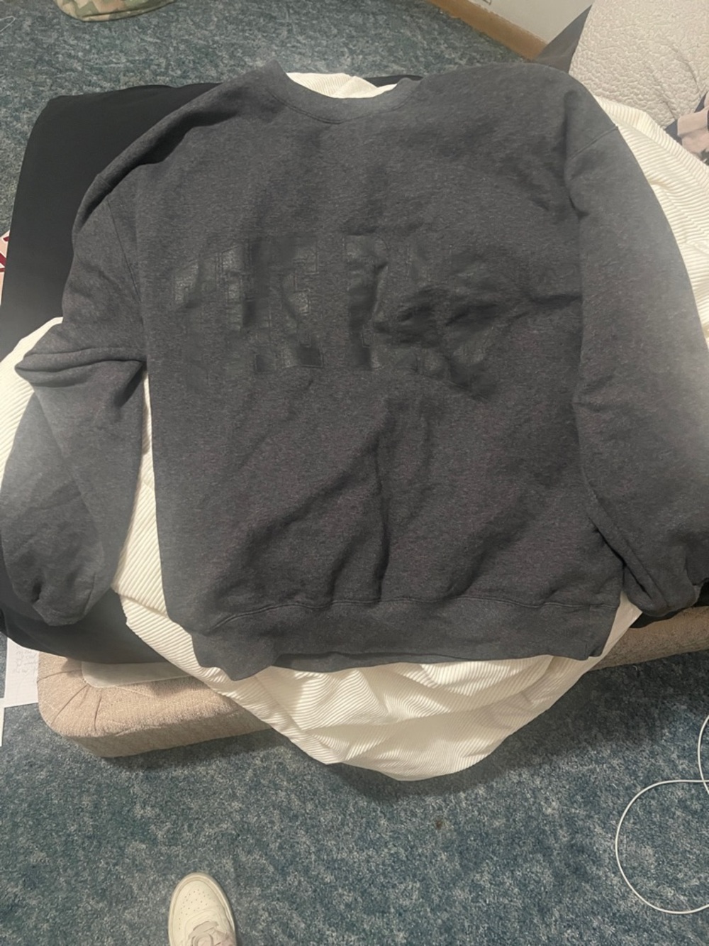 The Bar Charcoal Crewneck Sweatshirt - ladys sweatshirt versatile hardly worn